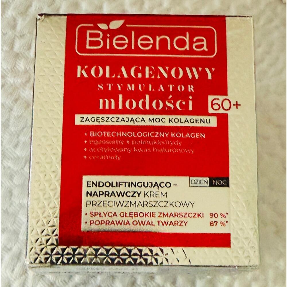 Bielenda Collagen Youth Stimulator 60+ Anti-Wrinkle Face Cream 50ml BNIB Poland